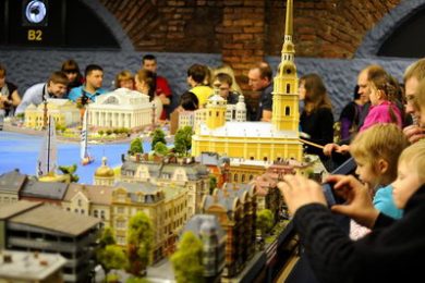 Веб-камера Санкт-Петербург, музей Гранд Макет Россия в реальном времени